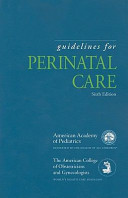 Guidelines for perinatal care /