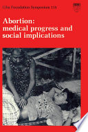 Abortion : medical progress and social implications.