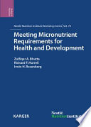 Meeting micronutrient requirements for health and development /