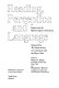 Reading, perception, and language : papers from the World Congress on Dyslexia /