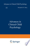 Advances in clinical child psychology.