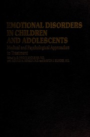 Emotional disorders in children and adolescents /