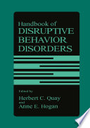 Handbook of disruptive behavior disorders /