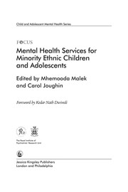 Mental health services for minority ethnic children and adolescents /