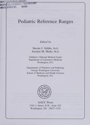 Pediatric reference ranges /