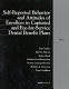 Self-reported behavior and attitudes of enrollees in capitated and fee-for-service dental benefit plans /