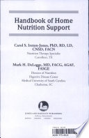 Handbook of home nutrition support /