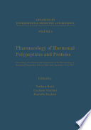 Pharmacology of hormonal polypeptides and proteins : proceedings. /