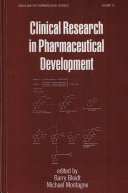 Clinical research in pharmaceutical development /