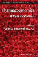 Pharmacogenomics : methods and protocols /