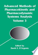 Advanced methods of pharmacokinetic and pharmacodynamic systems analysis.