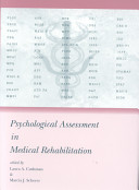 Psychological assessment in medical rehabilitation /