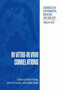 In vitro-in vivo correlations /