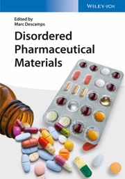 Disordered pharmaceutical materials /