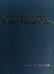 Management of personnel in long-term care /