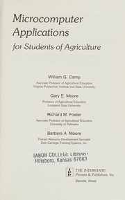 Microcomputer applications for students of agriculture /