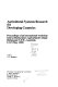 Agricultural systems research for developing countries : proceedings of an international workshop held at Hawkesbury Agricultural College, Richmond, N.S.W., Australia /