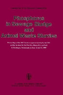 Phosphorus in sewage sludge and animal waste slurries : proceedings of the EEC seminar /