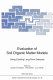 Evaluation of soil organic matter models : using existing long-term datasets /