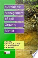 Sustainable management of soil organic matter /