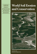 World soil erosion and conservation /