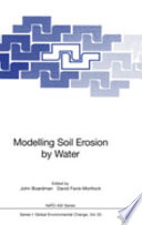 Modelling soil erosion by water /