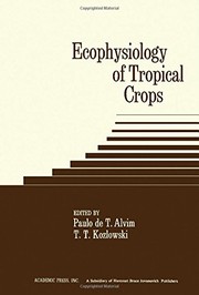 Ecophysiology of tropical crops /