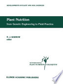 Plant nutrition - from genetic engineering to field practice : proceedings of the Twelfth International Plant Nutrition Colloquium, 21-26 September 1993, Perth, Western Australia /