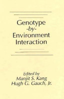 Genotype -by- environment interaction /