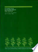 Proceedings of the Second Asian Regional Maize Workshop : Jakarta and East Java, Indonesia, April 27 to May 3, 1986 /