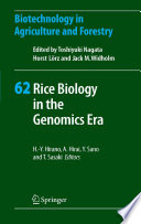 Rice biology in the genomics era /