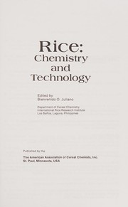 Rice : chemistry and technology /