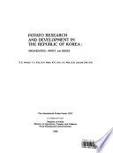 Potato research and development in the Republic of Korea : organization, impact, and issues /