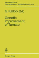 Genetic improvement of tomato /
