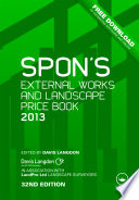 Spon's external works and landscape price book /