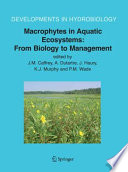 Macrophytes in aquatic ecosystems : from biology to management : proceedings of the 11th International Symposium on Aquatic Weeds, European Weed Research Society  /