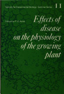 Effects of disease on the physiology of the growing plant /