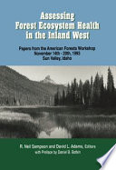 Assessing forest ecosystem health in the Inland West /