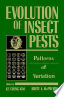 Evolution of insect pests : patterns of variation /