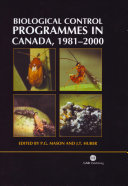 Biological control programmes in Canada, 1981-2000 /