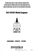 XVI IUFRO World Congress : proceedings.