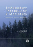 Introductory probability and statistics : applications for forestry and natural sciences /