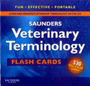 Saunders veterinary terminology flash cards.