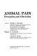 Animal pain : perception and alleviation /