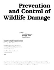 Prevention and control of wildlife damage /