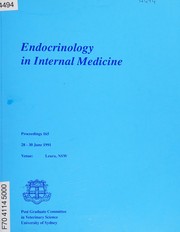 Endocrinology in internal medicine : a symposium for veterinarians, 28-30 June 1991.