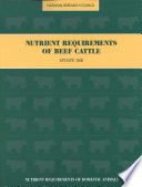 Nutrient requirements of beef cattle /