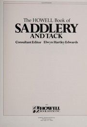 The Howell book of saddlery and tack /