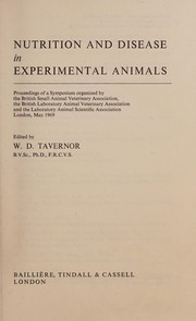 Nutrition and disease in experimental animals /