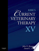 Kirk's current veterinary therapy.